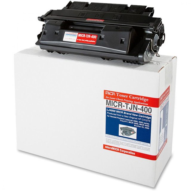 MicroMICR MICRTJN400 MICR Toner Cartridge for LaserJet 4000 Series ...