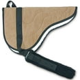 thumbnail image 1 of MicroSuede Horse Saddle Pad Bareback Ultra Soft Abrasion Resistant Camel, 1 of 2