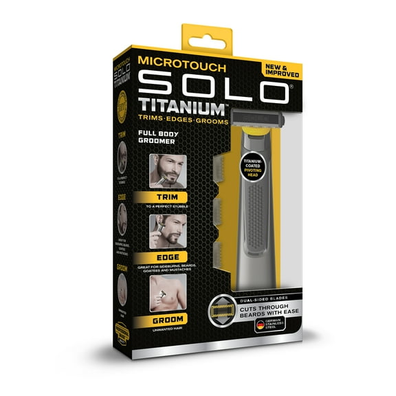 Open Box MicroTouch Solo Titanium Shaver