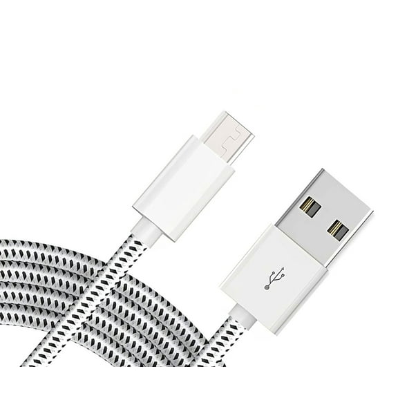 MicroUSB 10ft USB Cable Compatible With Amazon Fire 7 (9th Gen 2019) - Charger Cord Power Wire Long