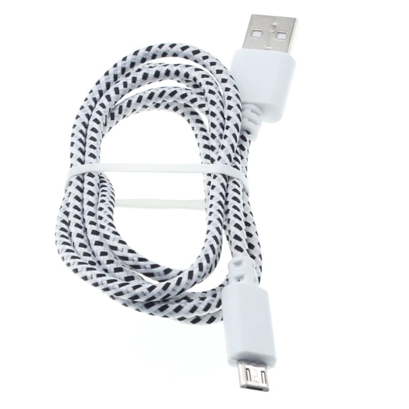 MicroUSB 3ft USB Cable Charger Cord Power Wire P3A for BLU Studio X8 HD, Pure View, Life One X3, Tank Extreme Pro (T0010UU) - CAT S41 - Coolpad Illumina, REVVL Plus - Dell Venue 8 Pro
