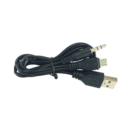 MicroUSB 5Pin to 3.5mm and USB Stereo Sound Cable With Simultaneous Chargings Support