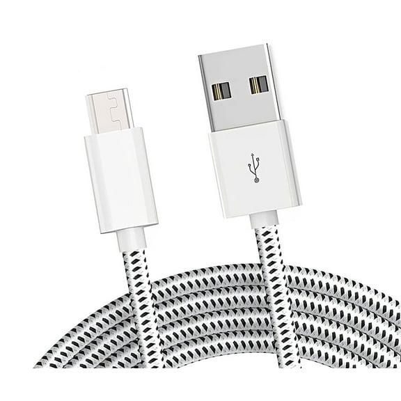 MicroUSB 6ft USB Cable Compatible With Amazon Fire 7 (9th Gen 2019) - Charger Cord Power Wire Long