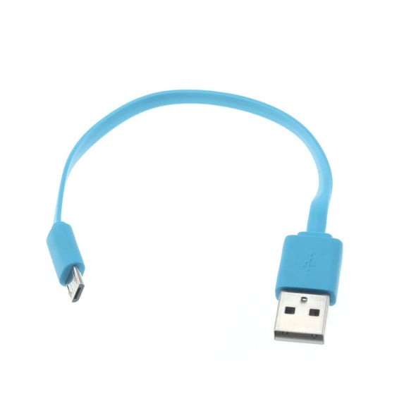 MicroUSB Short USB Cable Compatible With Amazon Fire 7 (9th Gen 2019) - Charger Cord Power Wire Flat