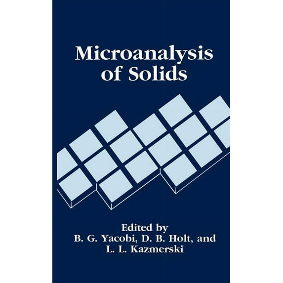 Microanalysis of Solids, (Hardcover)