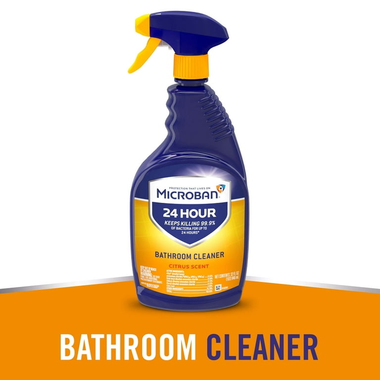 Microban 24 Bathroom Cleaner Citrus