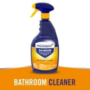 Microban 24 Hour Bathroom Cleaner and Sanitizing Spray, Citrus Scent, 32 fl oz