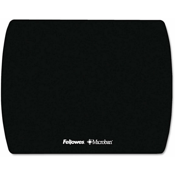 "Microban Ultra Thin Mouse Pad, Black | Bundle of 5 Each"