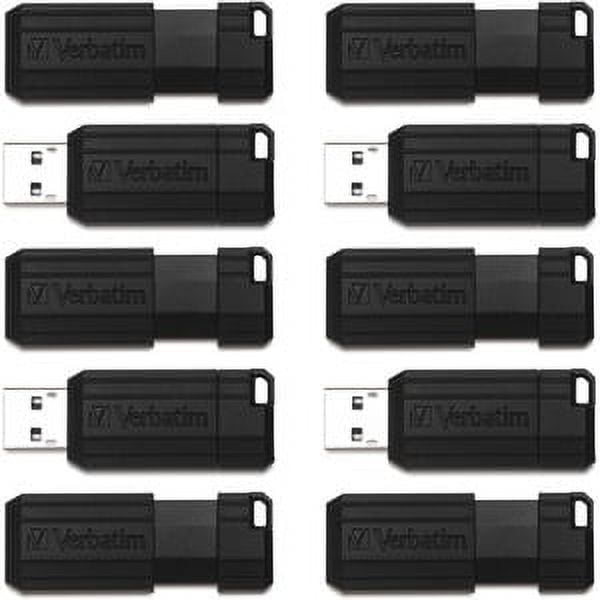 Microban 64GB PinStripe USB Flash Drive - Business 10pk - Black - 64 GB - USB 2.0 Type A - Black - 10 / Pack Microban 64GB PinStripe USB Flash Drive - Business 10pk - Black - 64 GB - USB 2.0 Type A - Black - 10 / Pack