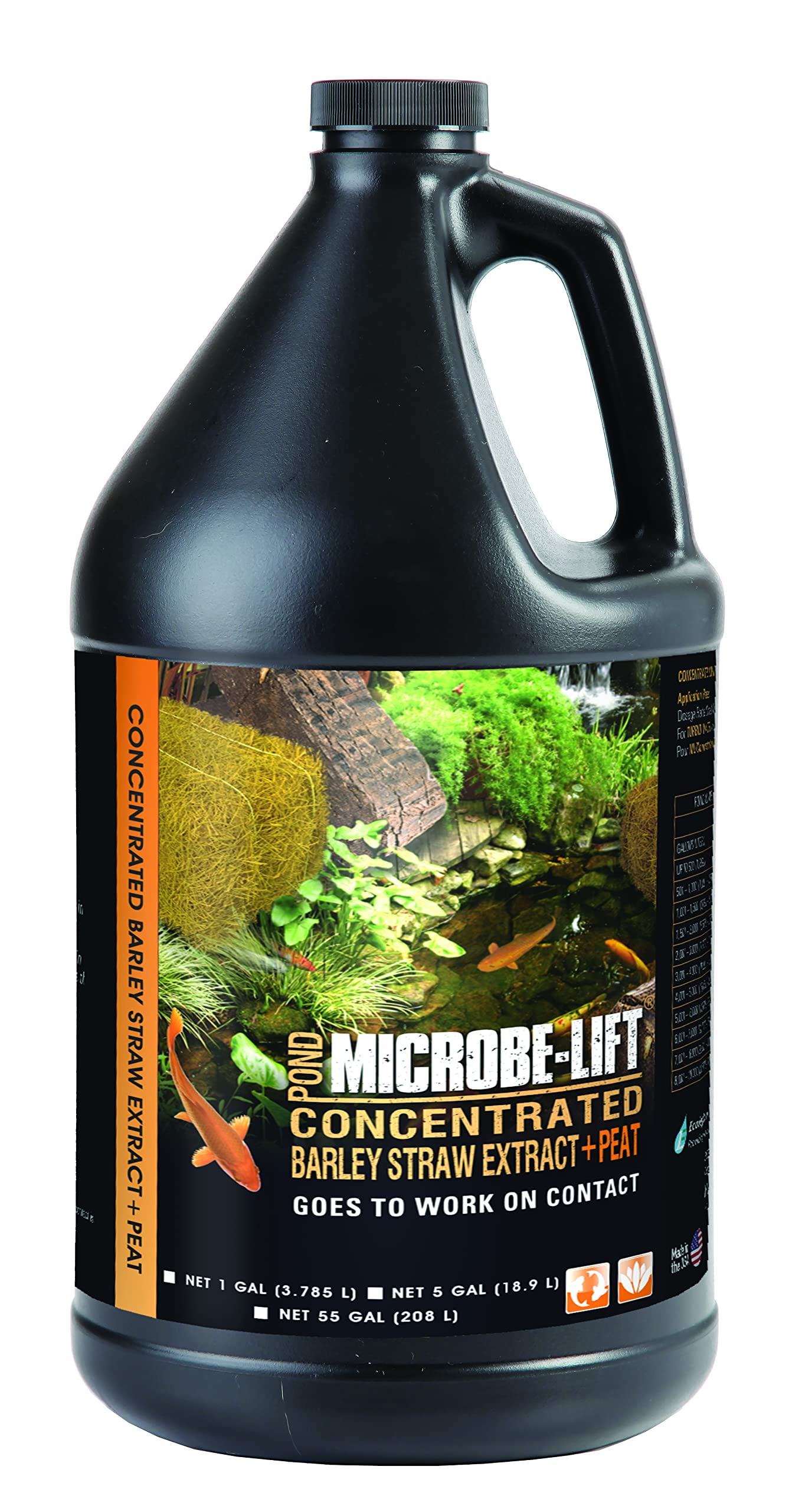 1 Gallon Black Concentrated Barley Straw Extract with Peat