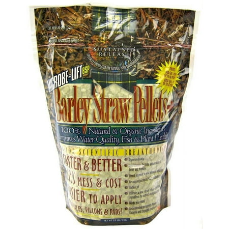 Microbe-Lift Barley Straw Pellets + [Pond, Water Treatments] 2.2 lbs