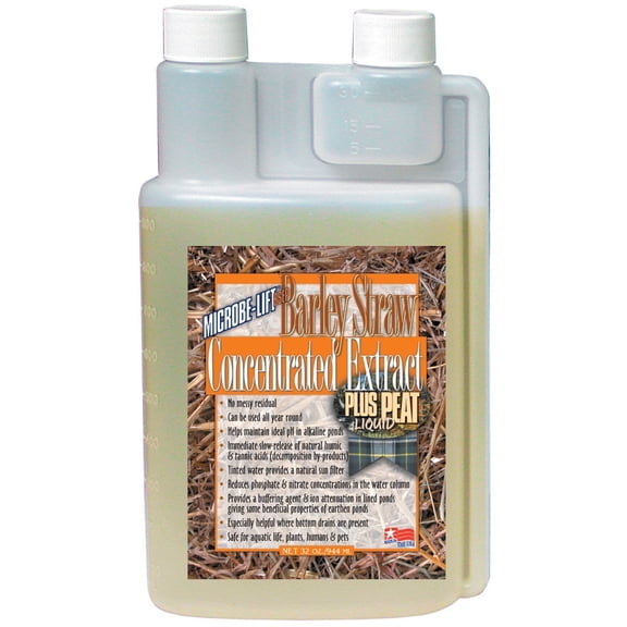 Microbe Lift Bsep32 32 Oz Barley Straw Concentrate Plus Peat Extract Concentrate