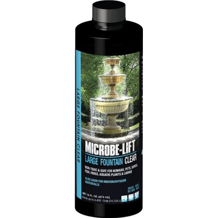Microbe-Lift Large Fountain Clear 16 oz Pack of 2