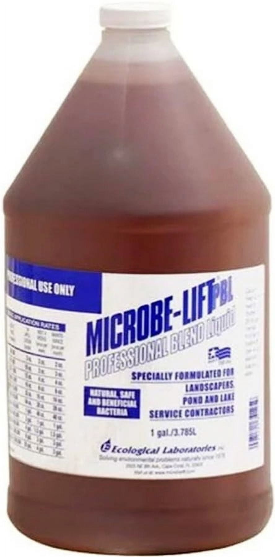 Professional Blend Liquid Microbial Solution for Ponds, 1 Gallon