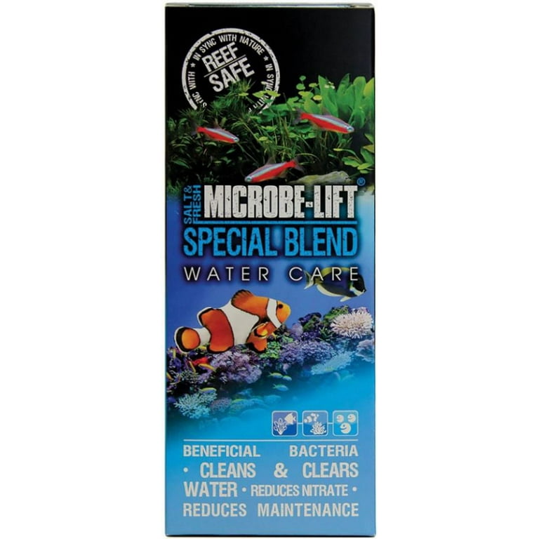 Microbe-Lift Salt & Fresh Special Blend Water Care [Aquarium, Water  Conditioners] 16 ounce 