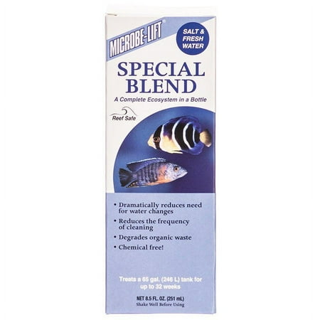 Microbe-Lift Salt & Fresh Special Blend Water Care [Aquarium, Water Conditioners] 8.5 ounce