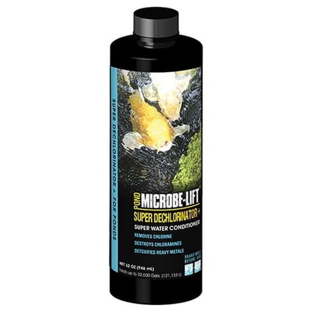 Microbe-Lift Super Dechlorinator Plus Water Conditioner - 32 oz