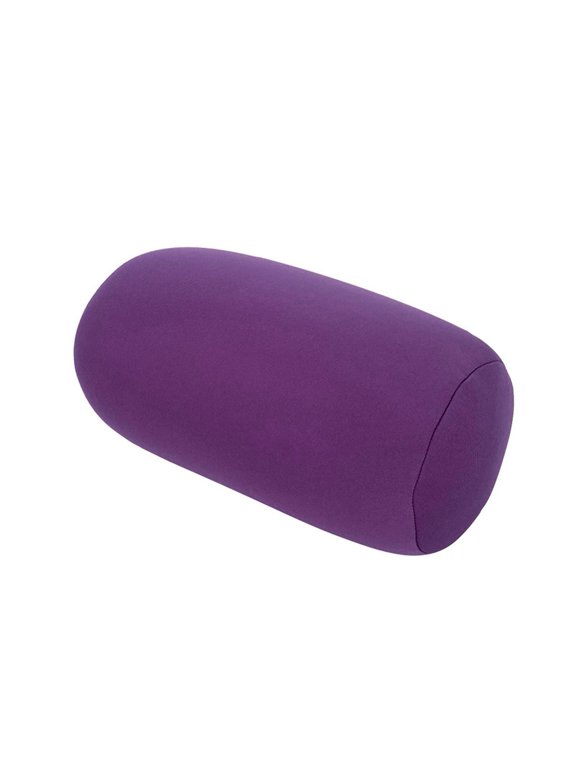 Microbead Bolster Pillow, 11.8 X 6.3 Inch Cylinder Bean Bag Pillow, Tiny Arm & Back Roll Pillow, for Surgery, Travel, Airplane, Car, for Neck, Back, Arms, Legs and Knees, Microbead Neck Pillows