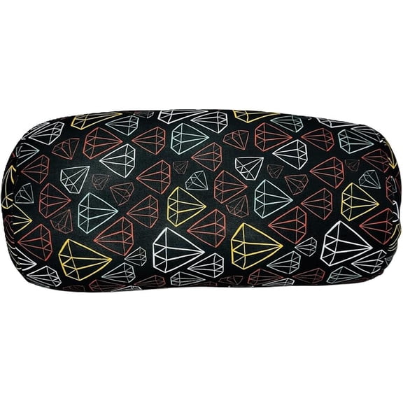 Microbead Cylinder Bolster Roll Pillow 13" x 7" (Diamond)