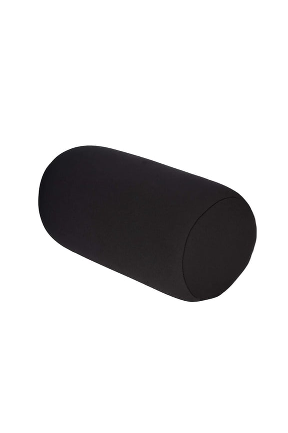 Microbead Neck Roll Pillow, Spongy Tube Bean Pillow for Neck or Back Support, Cervical Cylindrical Cushion for Home Sofa Bed Recliner Travel Sleep Rest, 11.8 x 6.3 Inch