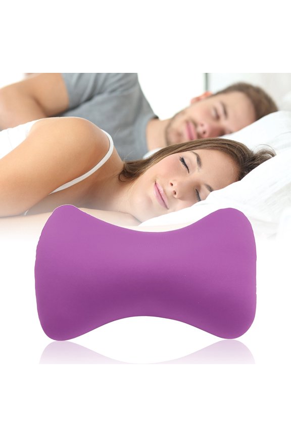 Microbead Roll Neck Pillow Mini Microbeads Bone Type Travel Pillow Soft Jelly C-ervical Pillow Cushion Back Head Neck Support Sleeping Throw Pillows for Home Sofa Bed