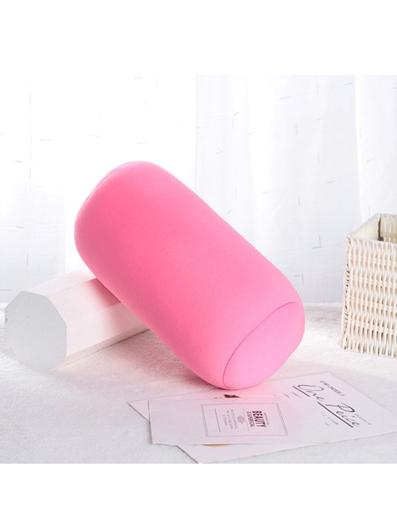 Microbead Travel Neck Support Cushion, Portable Roll Pillow for Home and Travel, Ergonomic Comfort