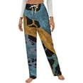thumbnail image 1 of Microbial Art Print Winter Female Pants Flannel High Waist Women Pants Lady Warm Straight Leg Plush Trousers, 1 of 7