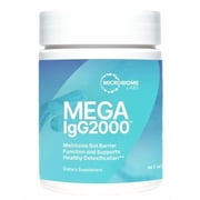 Microbiome Labs Mega IgG2000 Gut Health Powder for Women, Men & Kids 2+ - IgG Immunoglobulin Supplement for Digestive Health Support - Dairy-Free Bovine Colostrum Supplement Alternative 2.1 Ounces