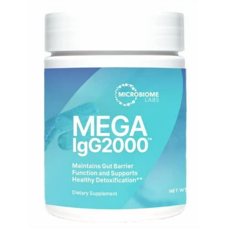 Microbiome Labs Mega IgG2000 Gut Health Powder for Women, Men