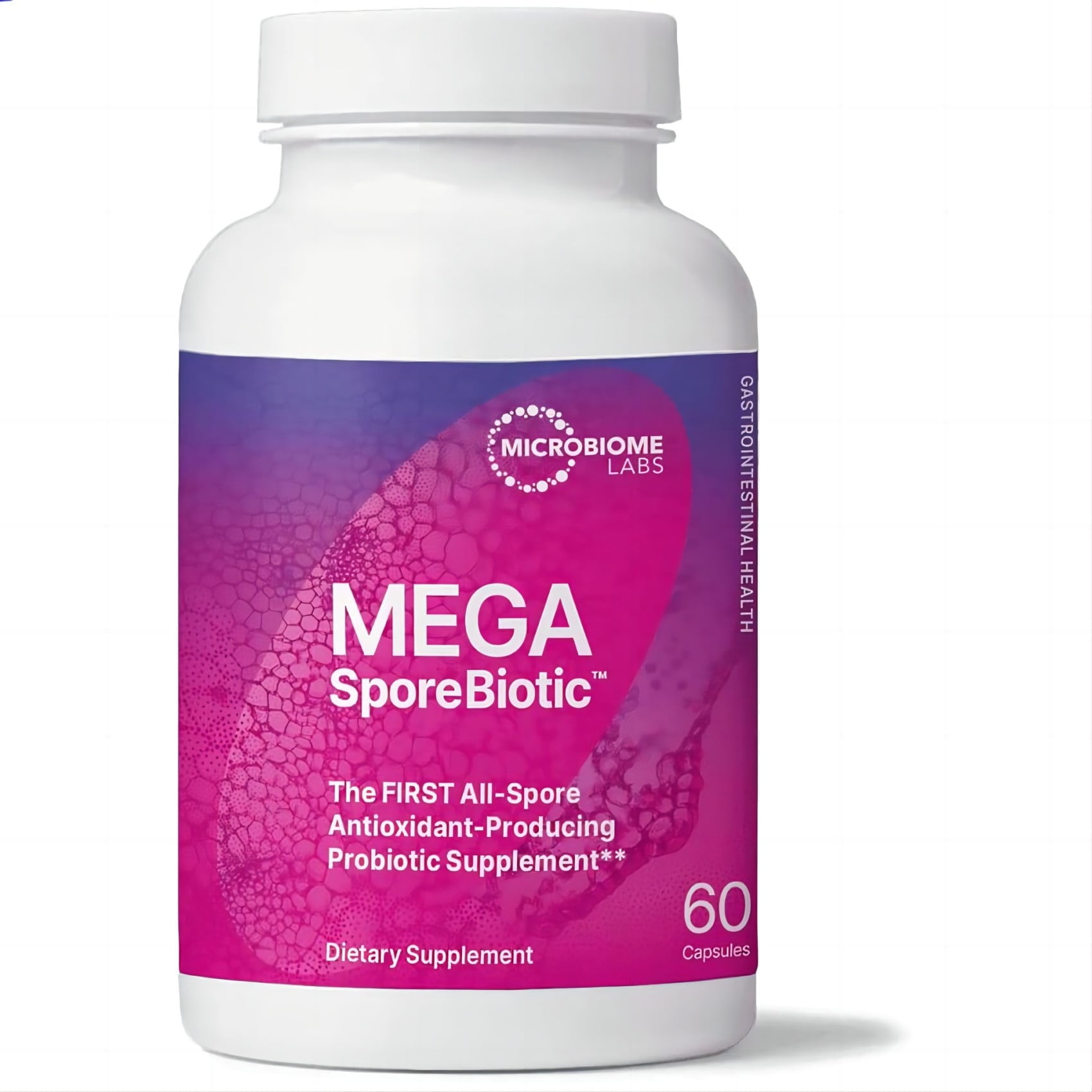 Microbiome Labs MegaSporeBiotic 60 Capsules, Premium Gut Flora