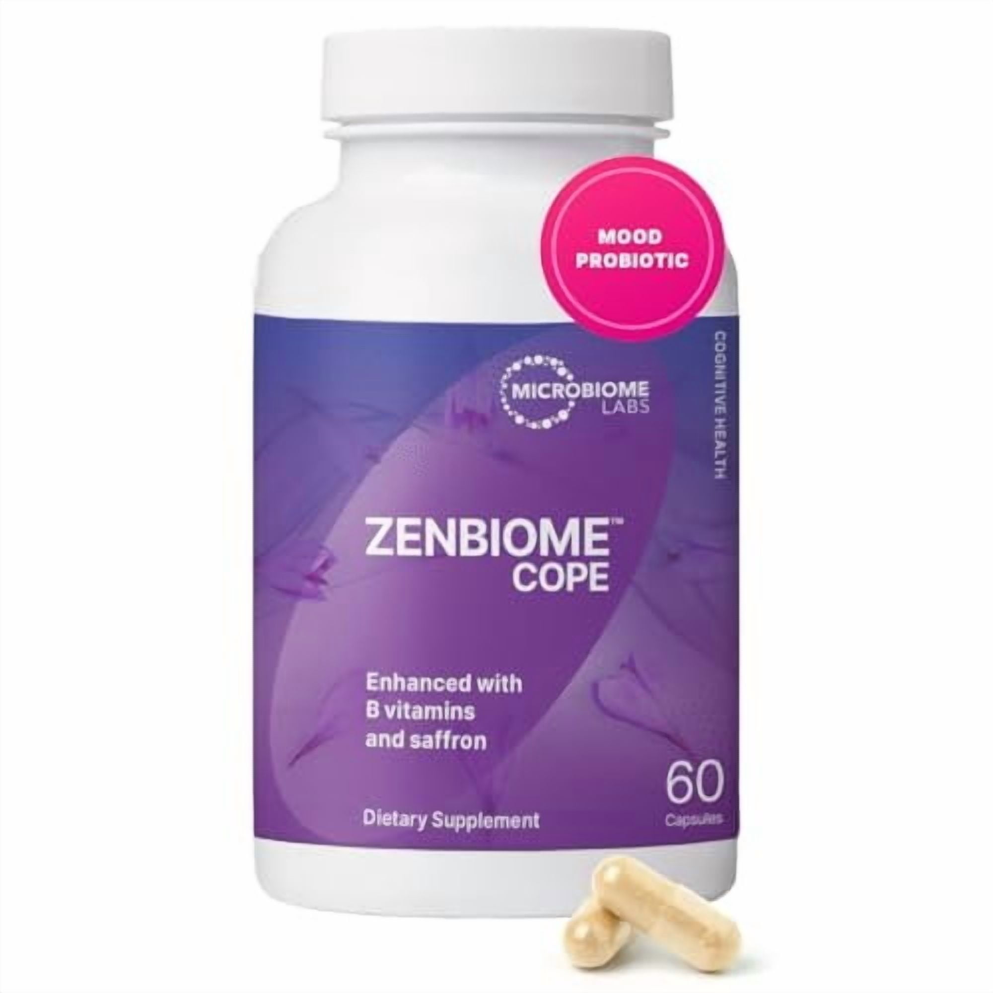 Microbiome Labs Zenbiome COPE - Probiotic Mood Support Supplement