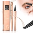 thumbnail image 1 of Microblading Eyebrow Pen,2024 Upgraded 3D Waterproof Microblading Eyebrow Pencil,4-Tip Eyebrow Pencil, Natural Makeup Long-Lasting Fine Stroke Magic Eyebrow Pencil,Light Brown, 1 of 7