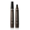 thumbnail image 1 of Microblading Eyebrow Pencil, Black Brown, Waterproof, 4-Prong Fork Tip, Long-Lasting Eyebrow Pencil for Natural Hair Drawing, 3D Micro Brow Pen, Microblading Effect, 1 of 3