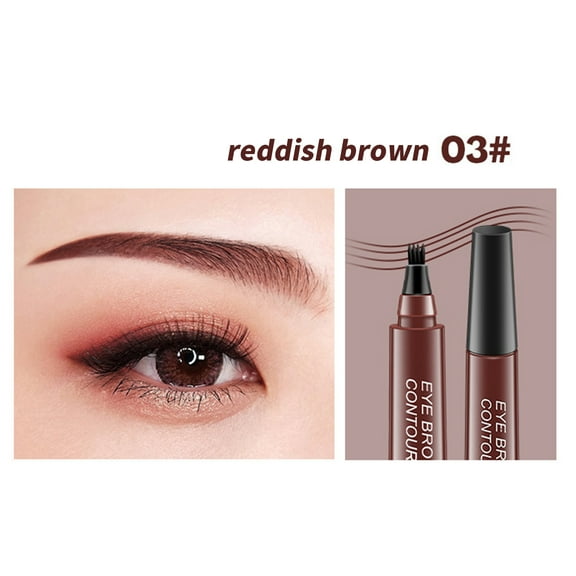 Microblading Eyebrow Pencil, Liquid Eyebrow Pencil, Waterproof Long-Lasting Eyebrow Sketch Pen, Fine Tip Precision, Easy Application, Sweat Resistant, Natural Look, 8ML