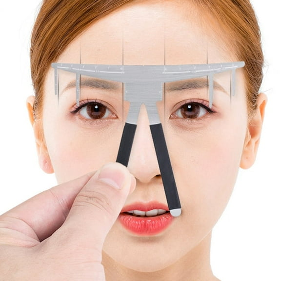 Microblading Measure Three-Point Positioning Balance Ruler Eyebrow Stencil Ru WA