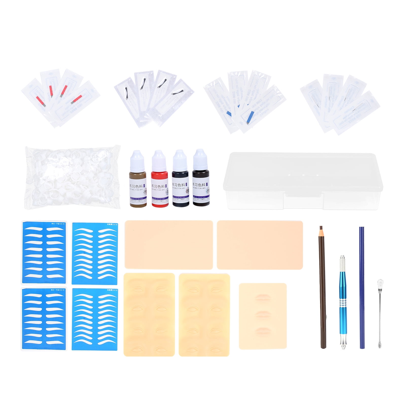 Microblading Practice Kit Tattoo Training Practice Skin Pigment Manual ...