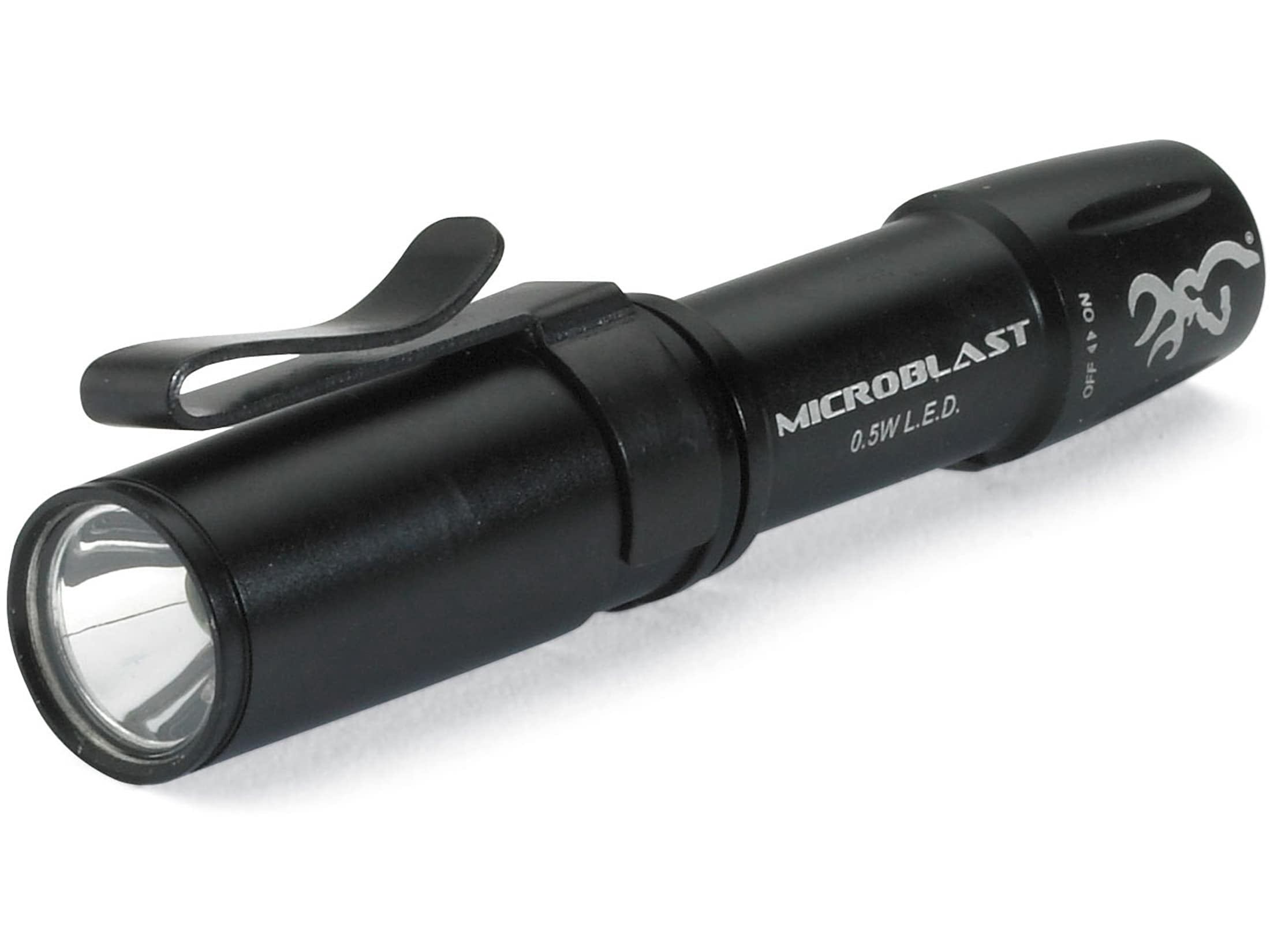 Browning Microblast High Output LED Flashlight, Black, Aluminum Housing ...