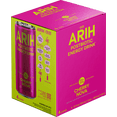 thumbnail image 1 of ARIH Postbiotic Energy Drink, Zero Sugar Clean Energy Drink with 100mg Natural Caffeine, Cherry Nova, 12 fl oz, 4 Pack, 1 of 7