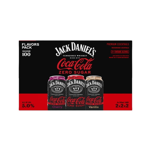 Coca Cola Jack & Coca-Cola Zero Sugar Flavors Pack — product image