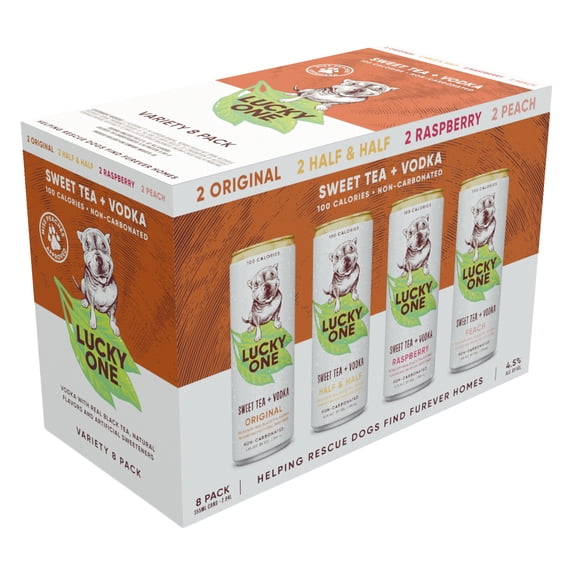 Lucky One Sweet Tea and Vodka Variety Pack, 8 pack, 12 fl oz Cans