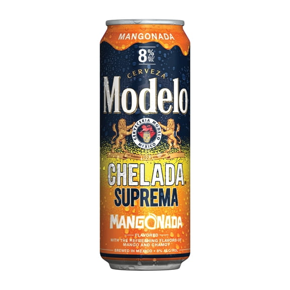 Modelo Chelada Suprema Mangonada Mexican Import Flavored Beer, 24 fl. oz. Can, 8.0% ABV