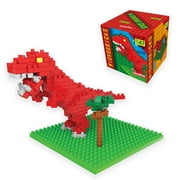 Microbricks T-Rex by Deluxebase – Jurassic 3D Mini Blocks Dinosaur Puzzle Educational Toy