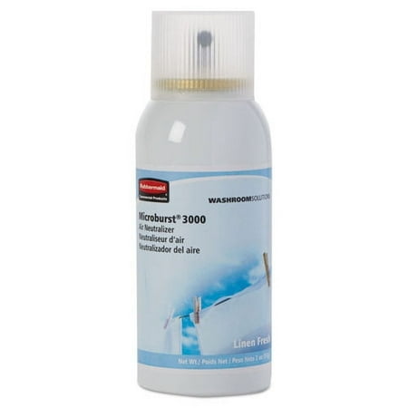 "Microburst 3000 Refill, Linen Fresh, 2 Oz Aerosol Spray, 12/carton | Bundle of 2 Cartons"