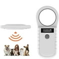 thumbnail image 1 of Microchip Reader Pet Tag Reader, Self Storage Function Up to 128 Tags, Animal Microchip Tag Reader Scanner Supports EMID, FDX B and Other Formats of Electronic Tags - White, 1 of 8