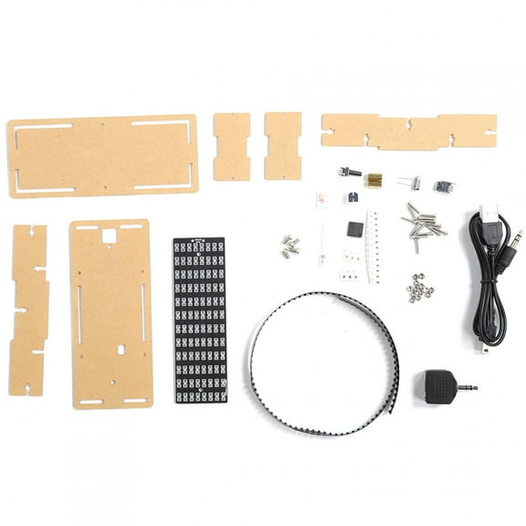 Microcontroller LED Electronic Music Spectrum Display Kit DIY Spectrum Analyzer 5V Long Service Life