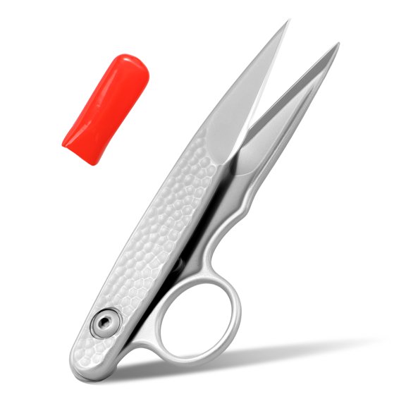 Microcrystalline Steel Tailor Scissors with Protective Case High Hardness Fabric Scissors Rust Resistant Sewing Scissors Ergonomic Cloth Scissors for Cutting Fabric Leather