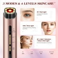 Microcurrent Facial Device, 3 Modes Red Light Therapy for Face and Neck ...