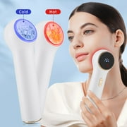 Microcurrent Facial Device,Facial Massager Red Light Therapy Beauty Device for Face and Neck Skin Rejuvenation Lifting, Tightening, Infusing, Effective Wrinkle and Puffiness Reduction,White
