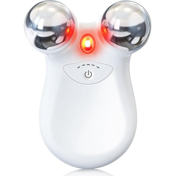 Microcurrent Facial Device,Latest Red Light Technology,Enhances The Ability to Lift The Face and Tighten The Skin,Facial Wrinkle Equipment,Smart Photon Micro-Current Device