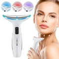 thumbnail image 1 of Microcurrent Neck & Face Massager – 3 LED Light Therapy, Vibration & Heat – Portable Skin Lifting & Firming Device for Neck, Chin & Jawline, 1 of 12
